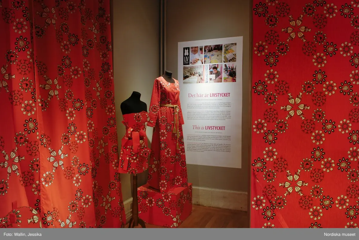 Utställning Livstycket på Nordiska museet.