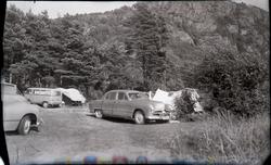 Rosfjord Leirplass ved Agnefest sørvest for Lyngdal. Teltet 