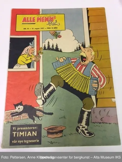 33 Ukeblad fra midten av 1950-tallet.