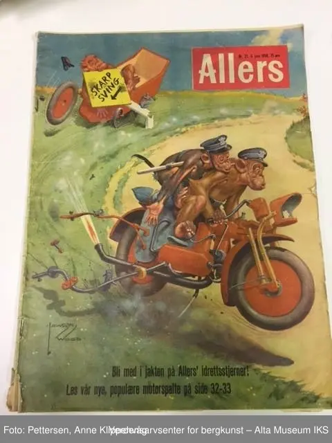 33 Ukeblad fra midten av 1950-tallet.