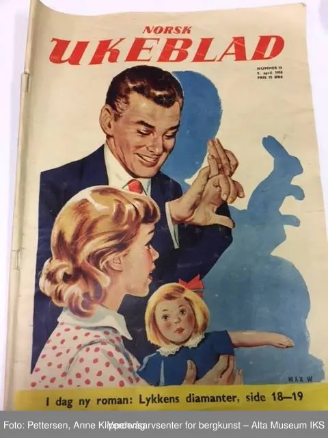 33 Ukeblad fra midten av 1950-tallet.