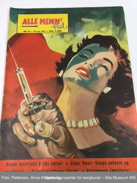 33 Ukeblad fra midten av 1950-tallet.