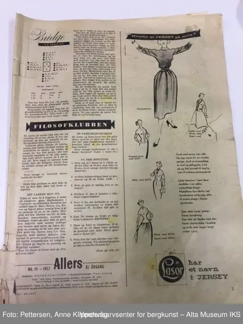 33 Ukeblad fra midten av 1950-tallet.