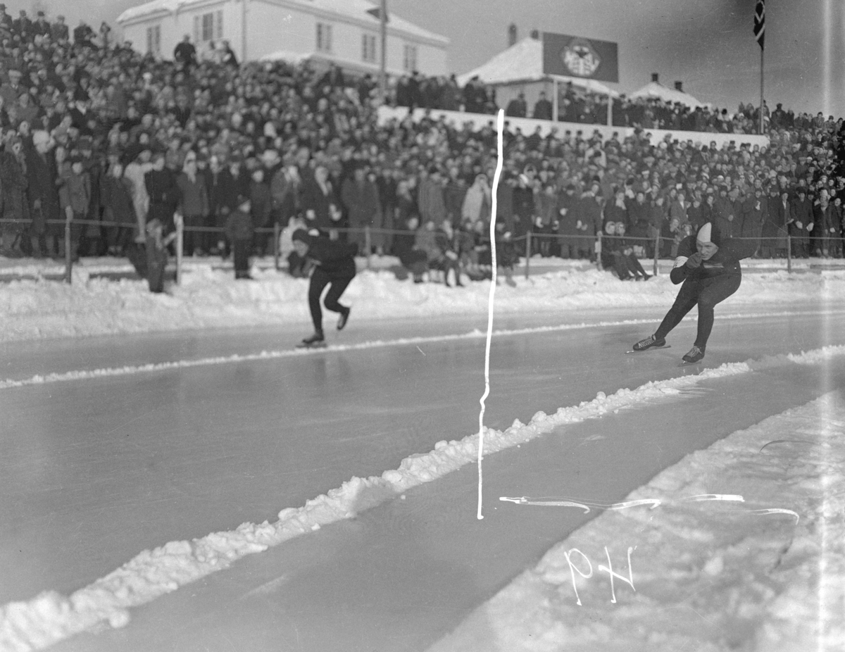 Hamar stadion, skøyteløp, Europamesterskapet allround på skøyter 1848, EM 1948,