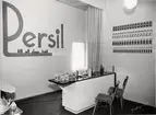 Bygge och Bo-utställning i Linköping 1931. Reklam för tvättmedlet Persil.