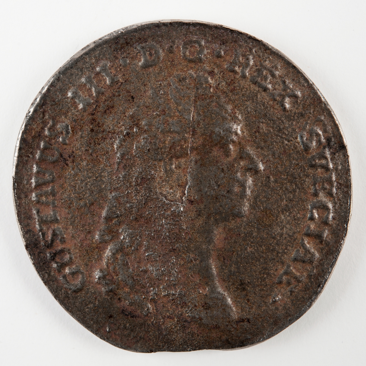 Framsida: Porträtt av Gustaf III.