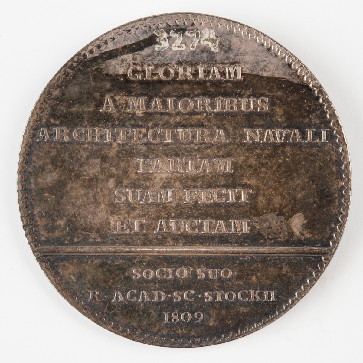 Åtsidan: porträtt av Gilbert Sheldon.