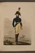 Plansch med uniform för Generaladjutant, ritad av Frederic Eben i boken The Swedish Army, utgiven 1808.