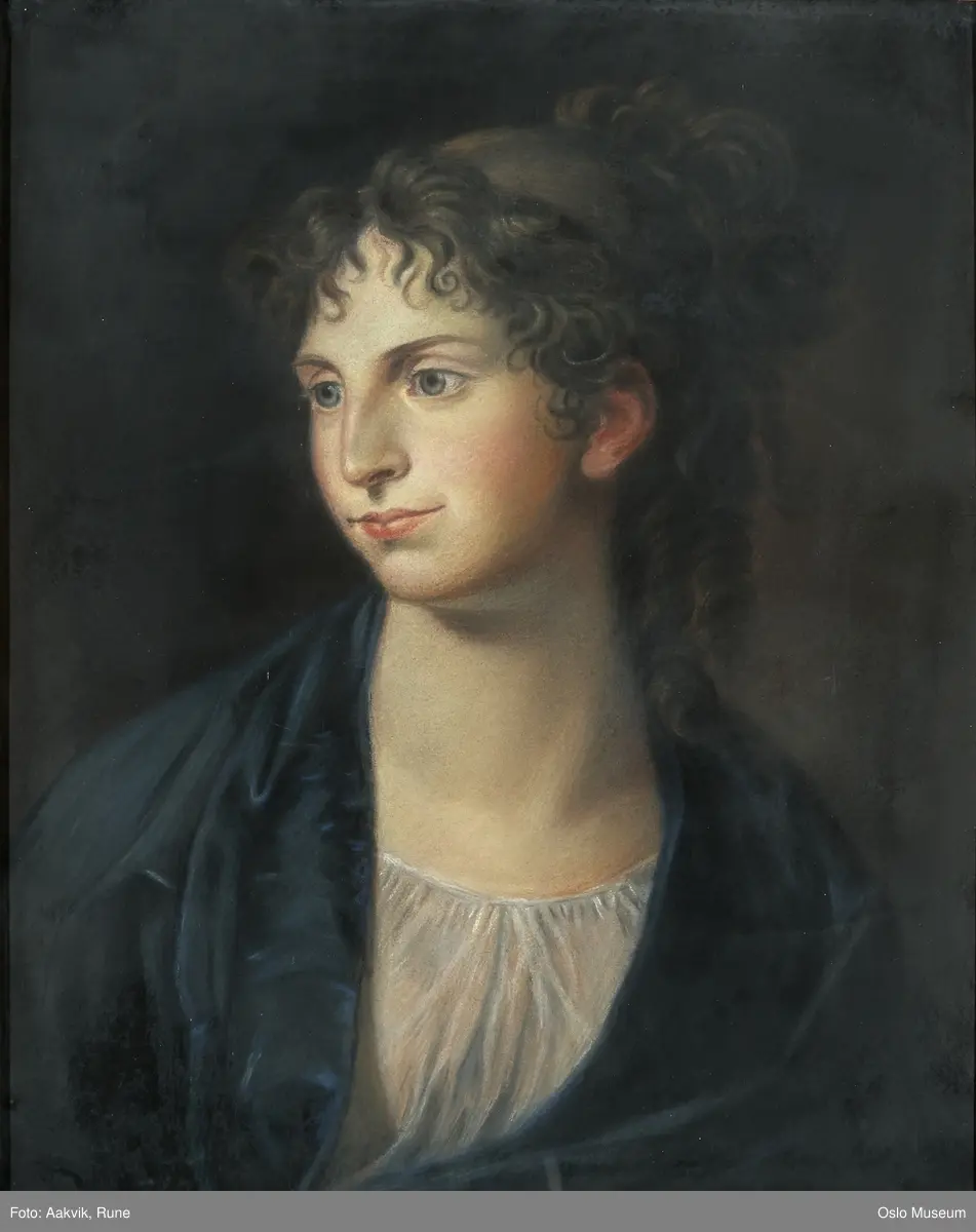 Portrett av ung dame [pastell]