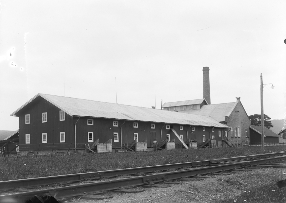 Ringsaker, Furnes, Jessnes potetmelfabrikk, Hedemarkens Potetmelfabrikk, eksteriør.