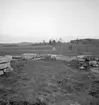 Fornlämning, ruin av Granhammars kyrka.
19 oktober 1937.