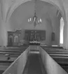 Hidinge gamla kyrka, interiör.
8 september 1939.