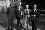 Ellis Edman, Gerhard Rooth, Signe Rooth och Helge Gad, Uppsala 1948