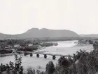 Hammarforsen. Landsvägsbron över Indalsälven vid Ragunda. Bild från tidskriften Hemmets bildmaterial.