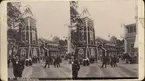 Stereobild med motiv från Allmänna Konst- och Industriutställningen i Stockholm 1897.
Gruvutställningen.