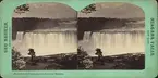 Stereobild av Hästskofallen, Niagara.
