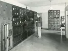 Radiostationen Kungsbacka år 1948. RCA- mottagaren några dagar före stationens nedläggning den 5 augusti 1948.