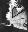 Skioptikonbild med motiv av Sankta Maria kyrka, Helsingborg.
Bilden har förvarats i kartong märkt: Helsingör 3. Esbergårda. Hornbek. Helsingborg. 1904.