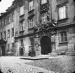 Skioptikonbild med motiv från Bamberg.
Bilden har förvarats i kartong märkt: Resan 1901. Bamberg 8. No 22. Text på bild: 