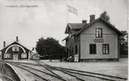 Ekedalens järnvägsstation.