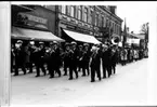 Mössebergs musikkår. Demonstration.