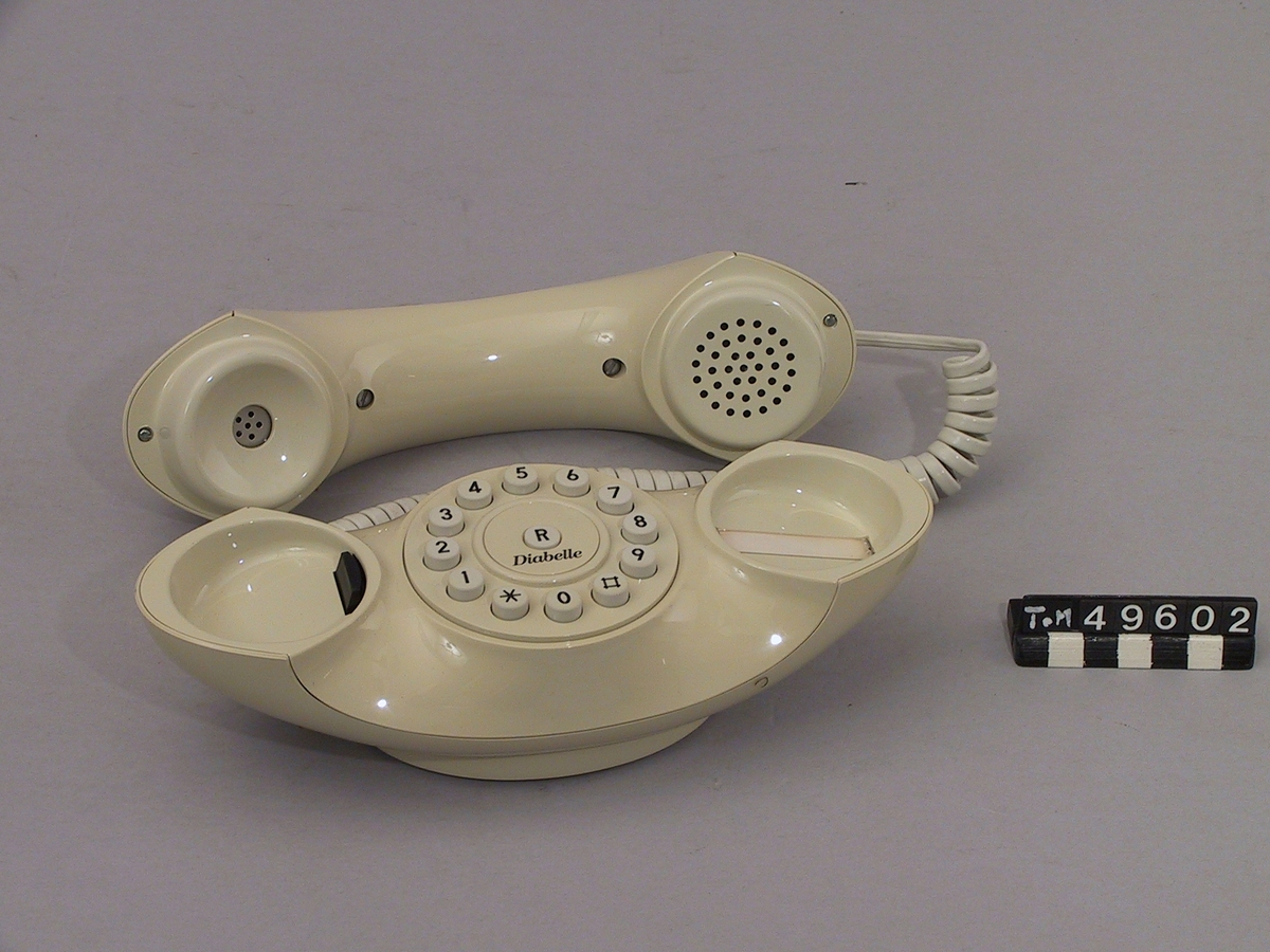 Telefonapparat med tonval.