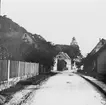 Skioptikonbild med motiv från Herrenberg.
Bilden har förvarats i kartong märkt: Resan 1908. Horb 3. Herrenberg 4. IX.