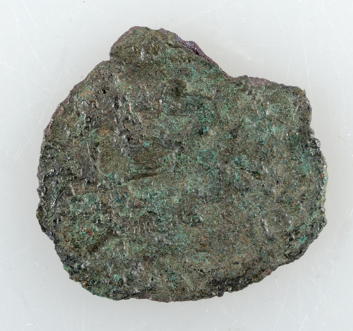 Mynt av silver. 1 fyrk. Präglad 1589 i Stockholm. Johan III. (SM 116). Klippt?