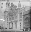 Skioptikonbild med motiv från Paris. Sevres vid världsutställningen Exposition Universelle, 1900.
Bilden har förvarats i kartong märkt: ?