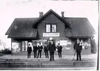 Kättilstorps järnvägsstation.