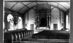Interiör Floby kyrka.