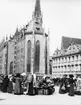 Skioptikonbild med motiv från Würtzburg. Möjligen  Würtzburg. Katedral, möjligen St.-Johannis-Kirche.