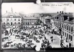 Stora torget. Parti av Stora torget, 1913.