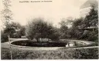 Planteringsförbundets park, Svandammen omkring 1925. Svandammen vid Samskolan.