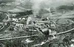 Stockholms Superfosfat Fabriks AB. Flygfoto över Ljungaverken 1938.