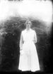 Astrid Johansson sjuksköterska (sjukhuset) Falköping 1923.