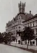 Telegrafhuset i Örebro 1901. Bild från tidskriften Hemmets bildmaterial.