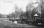Mössebergsparken och svandammen.
