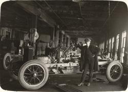 Ångbil. Stanley car modell 740, 1922.