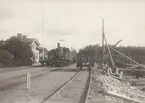 Storsjö järnvägsstation i Ukna församling, Norra Tjust. Fotot vann pris i Svenska Turistföreningens pristävlan 1902.