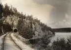 Järnvägstunnel invid Dellen.