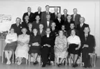 Konfirmations-träff 1911 års konfirmander. Rad 1: 1 ?, 2 ?, 3 ?, 4 komminister Evert Särnblad, 5 Ingeborg Gustavsson, 6  Agnes Setterberg, 7 Bror Svensson. Rad 2: 1 ?, 2 ?, 3 Hendur Ekblom, 4 Jenny Billman, 5 Justus Andersson. Rad 3: 1 Sven Karlsson, 2 Sander Frisk, 3 Erik Andersson, 4 Gustav Linderoth , 5 ?, 6  Hille Billman, 7 Herman Hellström. Rad 4: 1Georg Andersson, 2 ?, 3 ?, 4 Troligen Erik Skog, 5 Gustav Karlsson, 6 Karl Johansson.