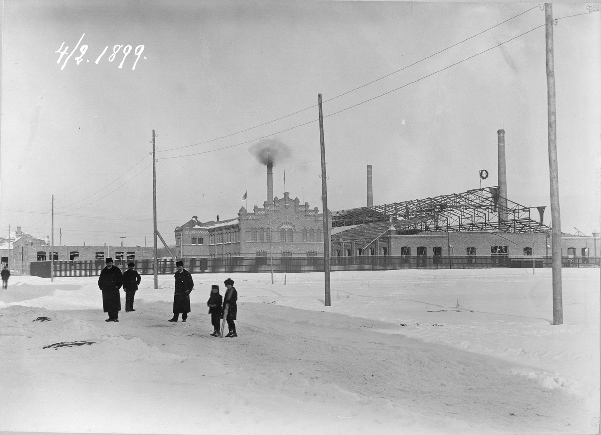 Bygget av Svenska Metallverken i Västerås, 1899.