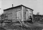 Boningshud från 1900 i Kiruna. 