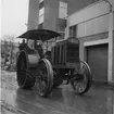 Äldsta traktorn från Munktells Mekaniska Verkstad i Eskilstuna. Tillverkad 1913.