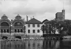 Munktells Mekaniska Verkstad i Eskilstuna, 1900. Bild från tidskriften Hemmets bildmaterial.