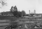 Flottningsleden vid sågverket vid Fagersta Bruk, 1910.