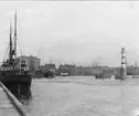 Malmö inre hamn 1906. Bild från tidskriften Hemmets bildmaterial.