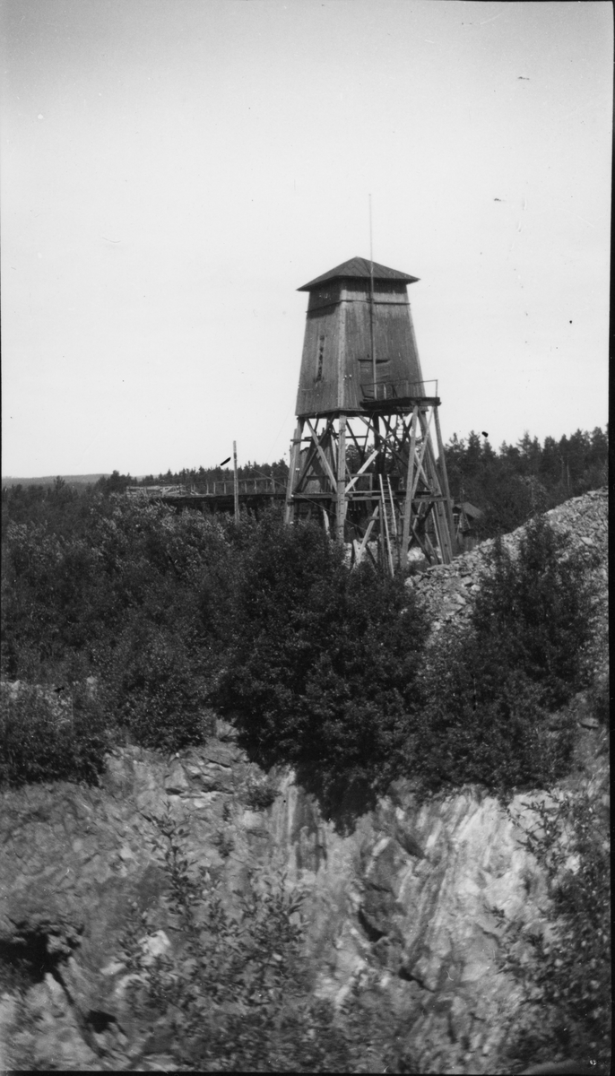 Kärrgruvan, Norbergs bergslag. Östanmoss gruva, lilla dagbrottet.
