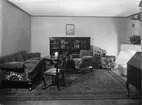 Bygge och Bo-utställningen i Linköping 1931. Vardagsrumsinteriör.